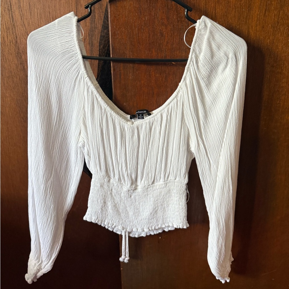 Elegant White Women's Top